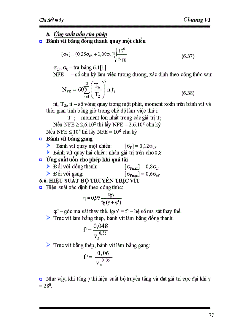 image for page Giáo trình chế tạo máy DR Phương BỘ TRUYỀN TRỤC VÍT