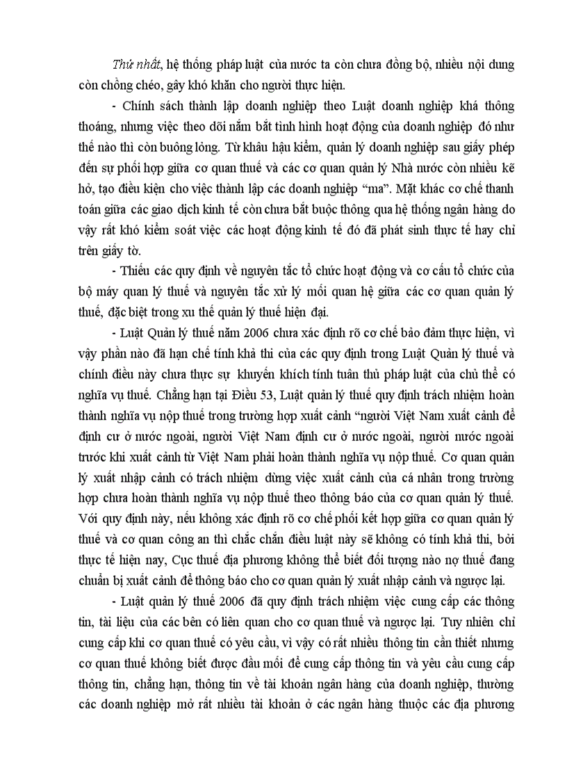 image for page Nguyên nhân của tình trạng Trốn lậu và gian lận thuế ở nước ta hiện nay