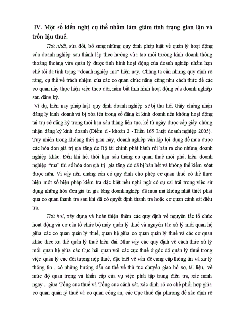 image for page Nguyên nhân của tình trạng Trốn lậu và gian lận thuế ở nước ta hiện nay