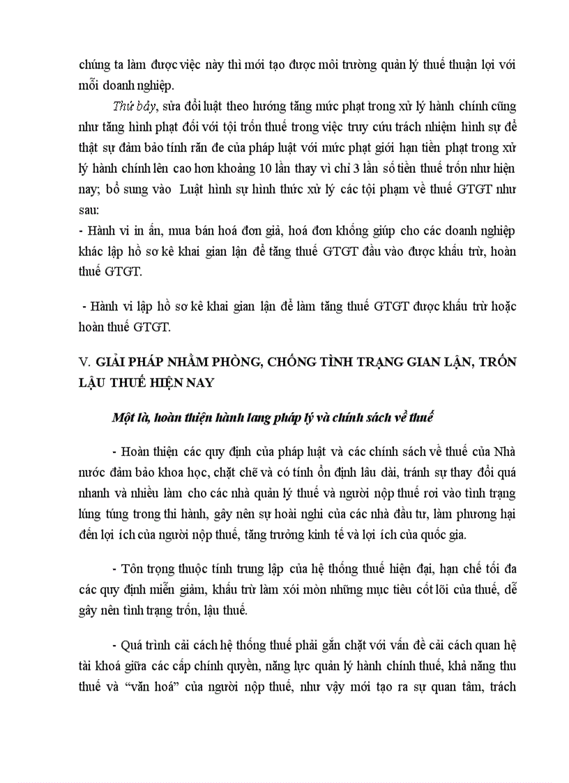 image for page Nguyên nhân của tình trạng Trốn lậu và gian lận thuế ở nước ta hiện nay