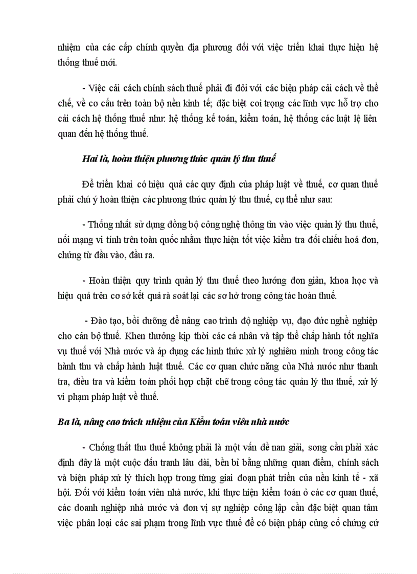 image for page Nguyên nhân của tình trạng Trốn lậu và gian lận thuế ở nước ta hiện nay