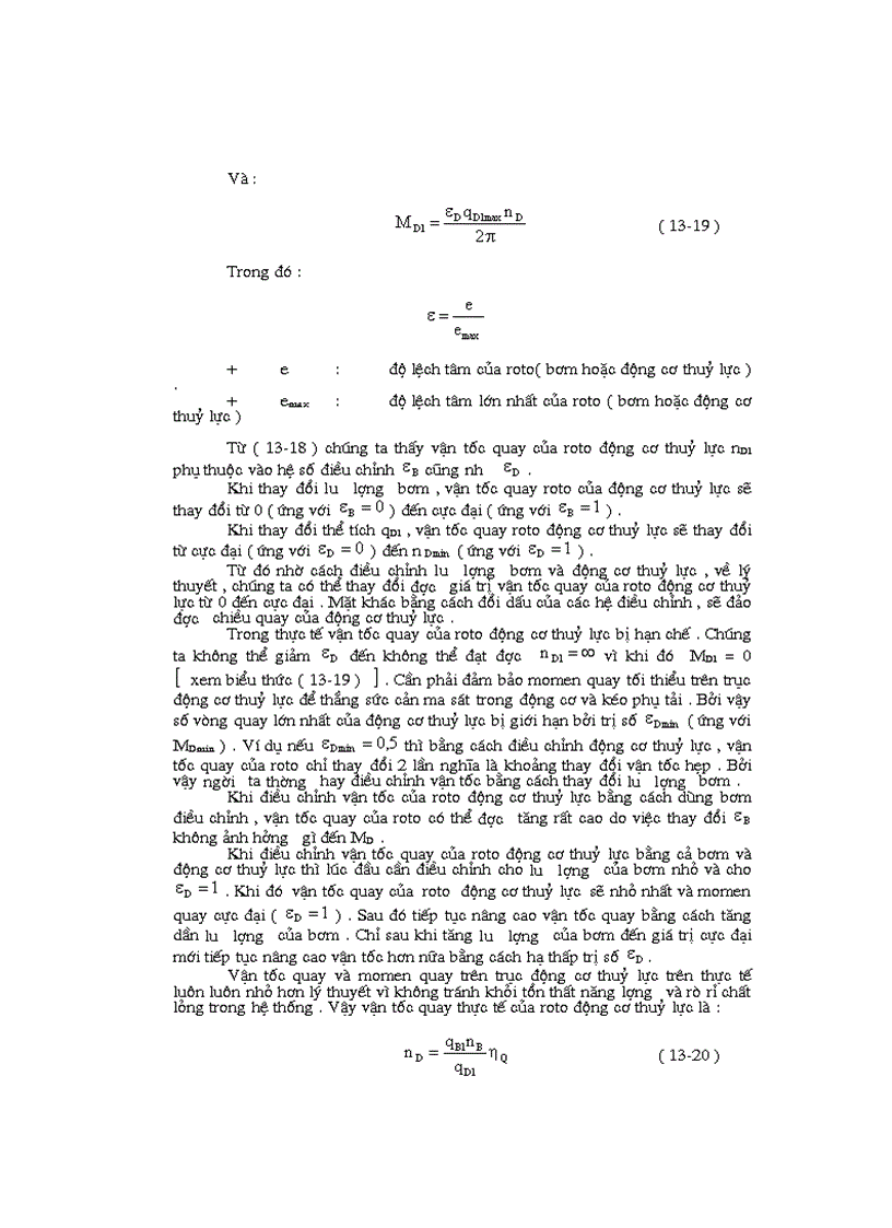 image for page Truyền động thể tích Các bộ phận phụ