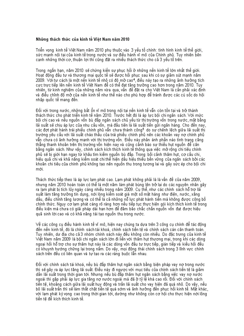 image for page Tổng quan kinh tế Việt Nam