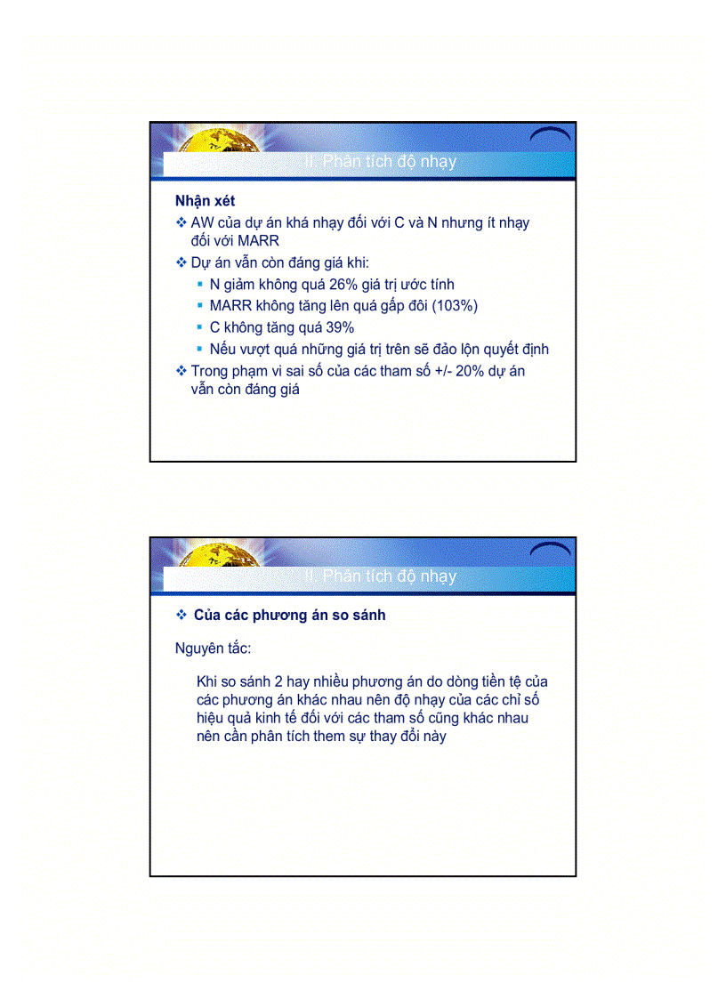 image for page Lập và phân tích dự án Rủi ro và bất định trong phân tích dự án