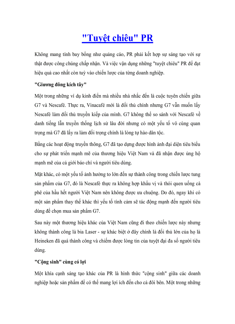 image for page Tuyệt chiêu PR