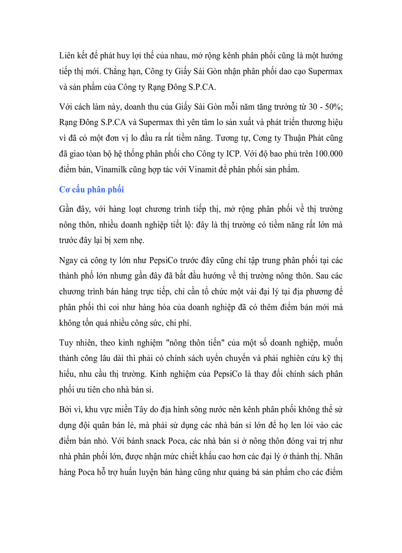 image for page Tiếp thị và phân phối Thêm chân thêm tay