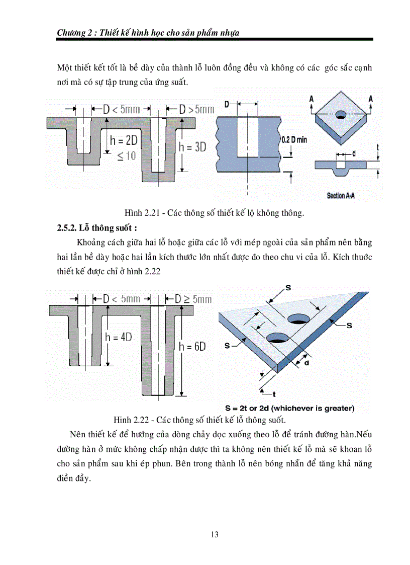 image for page Thiết kế khuôn Thiết kế hình học cho sản phẩm nhựa