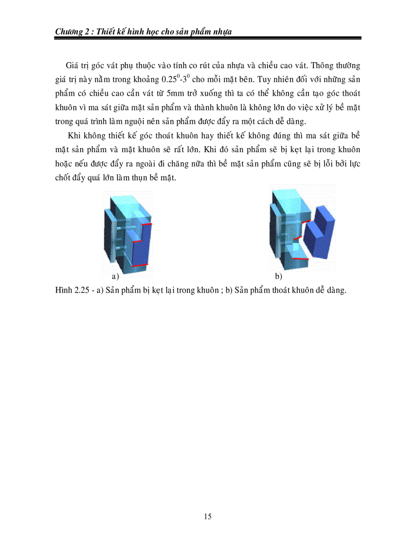 image for page Thiết kế khuôn Thiết kế hình học cho sản phẩm nhựa