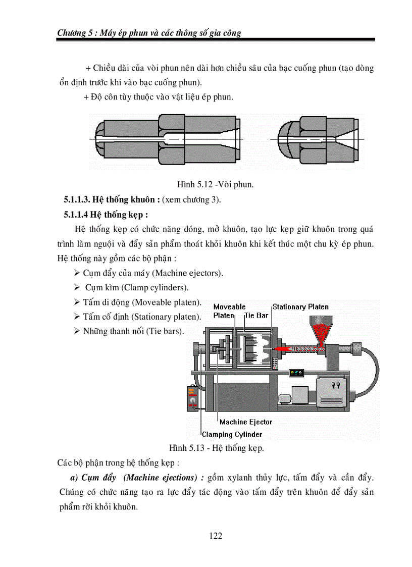 image for page Thiết kế khuôn Máy ép phun và các thông số gia công