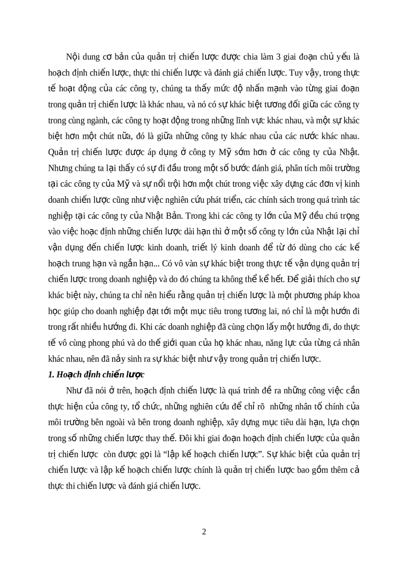 image for page Quản trị chiến lược va các chiến lược chủ yếu của doanh nghiệp