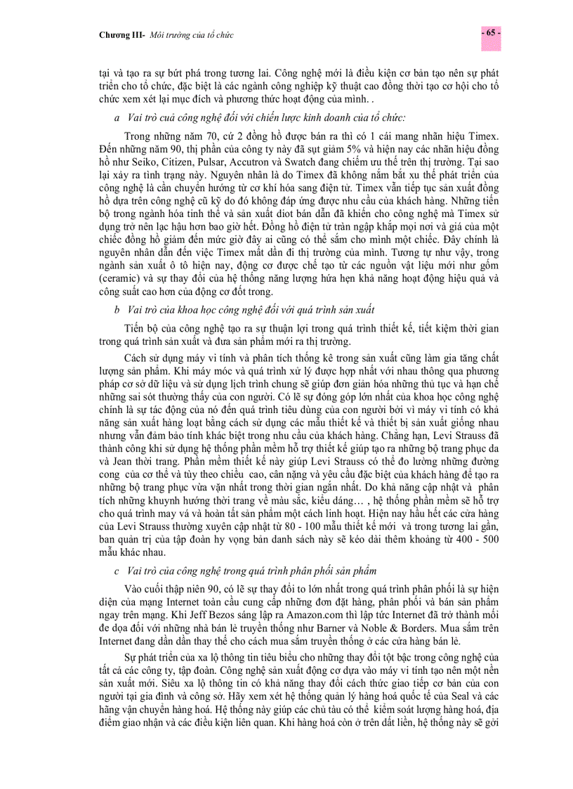 image for page Môi trường của tổ chức