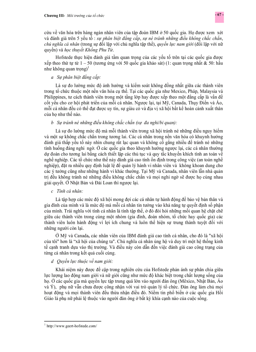 image for page Môi trường của tổ chức