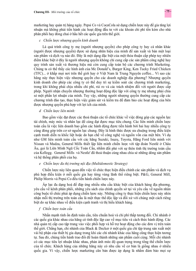 image for page Môi trường của tổ chức