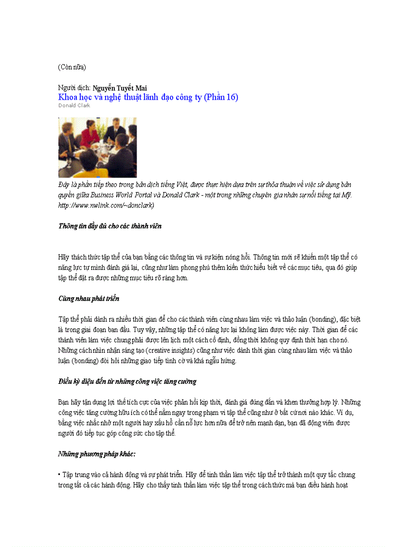 image for page Khoa học và nghệ thuật lãnh đạo công ty 1