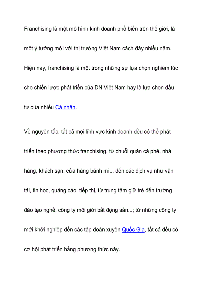 image for page Muốn nhượng quyền thương mại