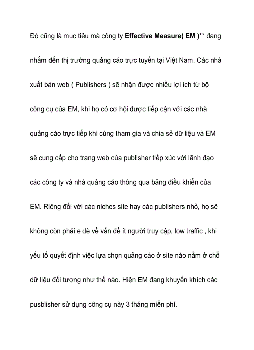 image for page Đo lường độc giả hiệu quả minh bạch của Effective Measure sẽ giúp phát triển thị trường quảng cáo Internet tại Việt Nam