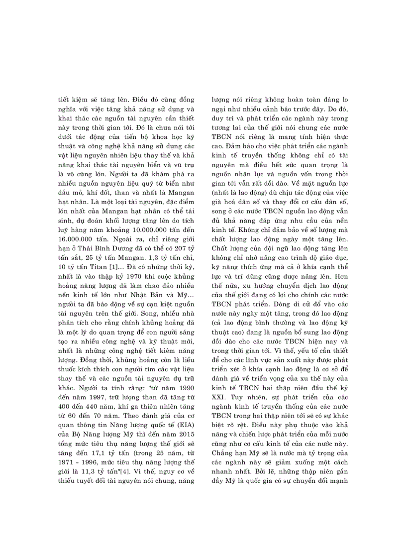 image for page Vai trò và xu hướng phát triển của các ngành sản xuất truyền thống ở các nước tư bản phát triển