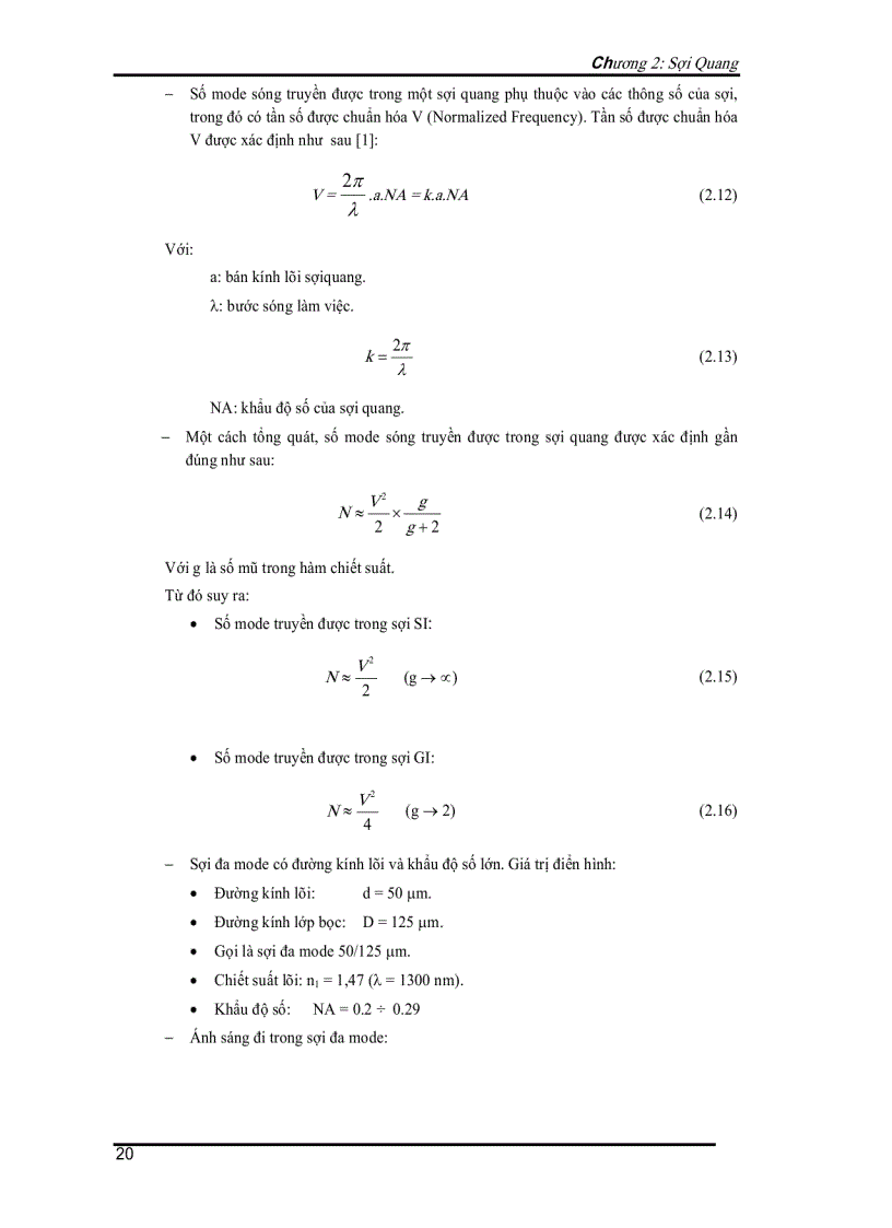 image for page Truyền sóng ánh sáng trong sợi quang