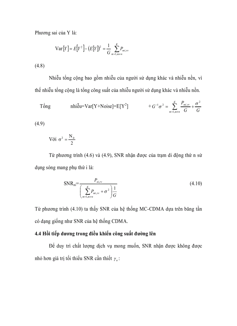 image for page Điều khiển công suất trong hệ thống mc cdma