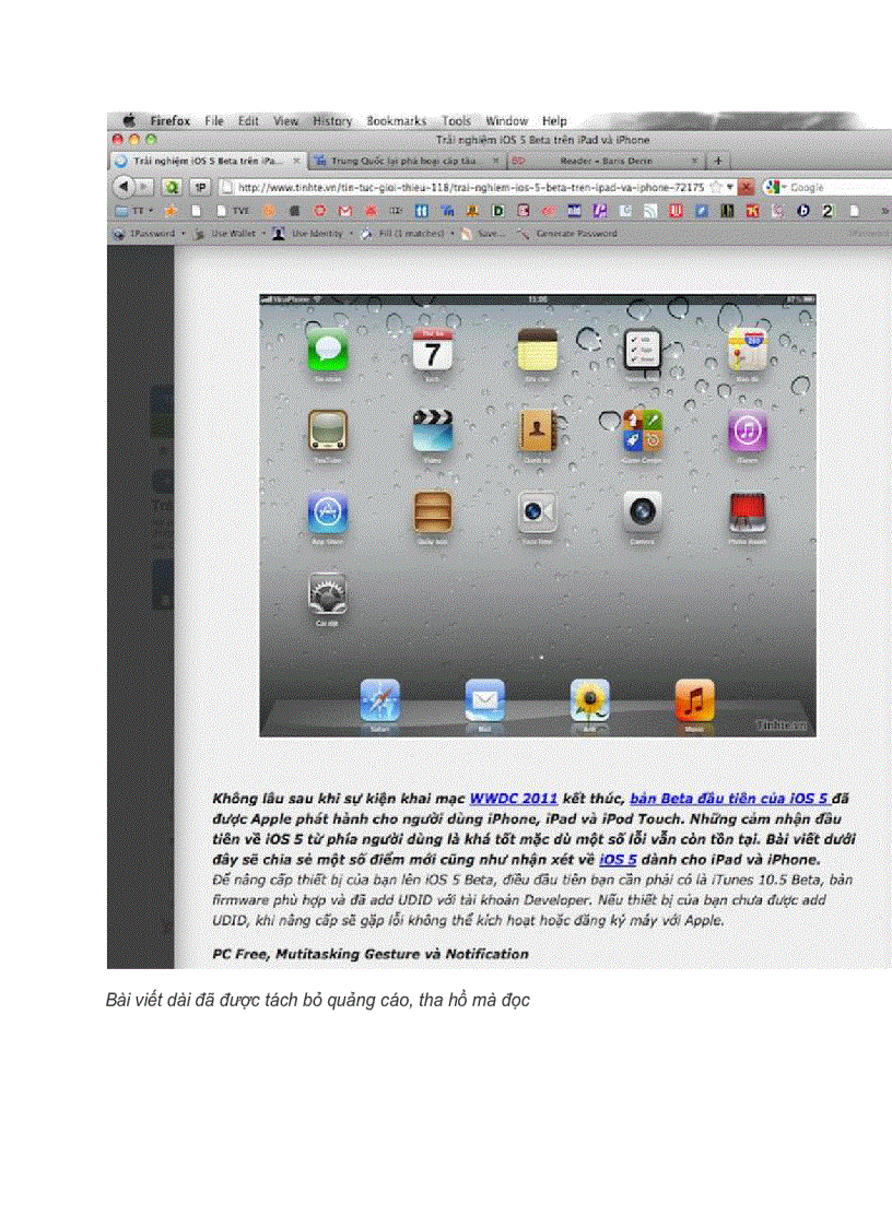 image for page Ghét Safari nhưng muốn xài Reader