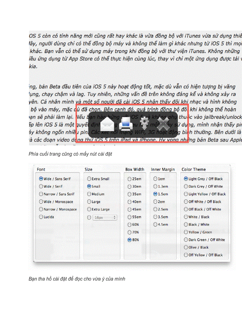 image for page Ghét Safari nhưng muốn xài Reader