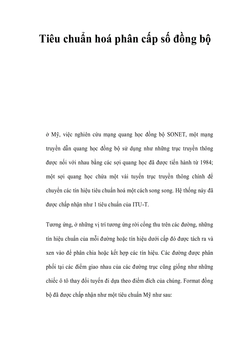 image for page Tiêu chuẩn hoá phân cấp số đồng bộ 1