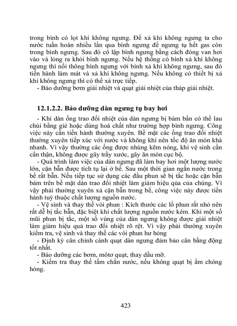 image for page Bảo dưỡng hệ thống lạnh