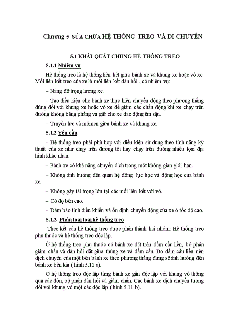 image for page Sửa chữa hệ thống treo và di chuyển