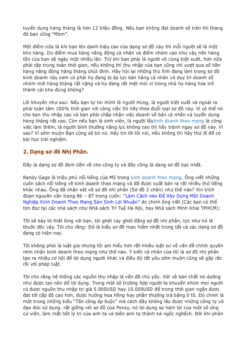 image for page Các dạng sơ đồ hoa hồngtrong kinh doanh theo mạng