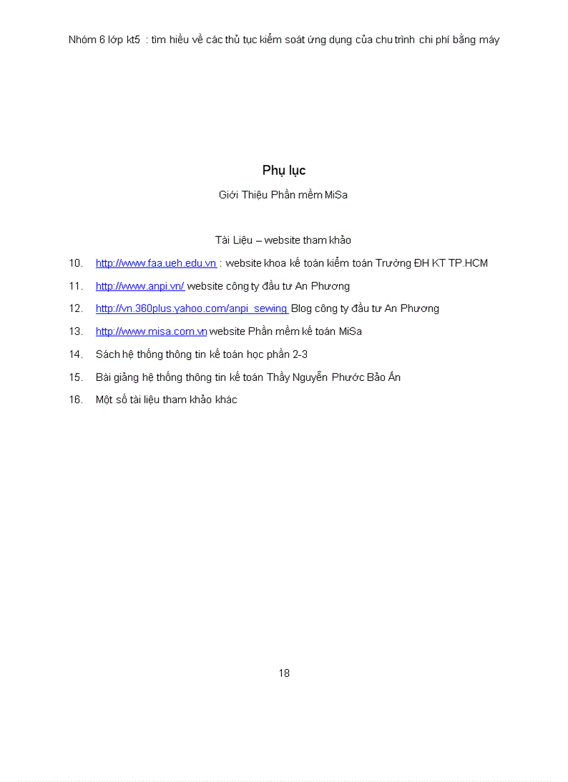 image for page Tìm hiều về các thủ tục kiểm soát ứng dụng của chu trình chi phí bằng máy