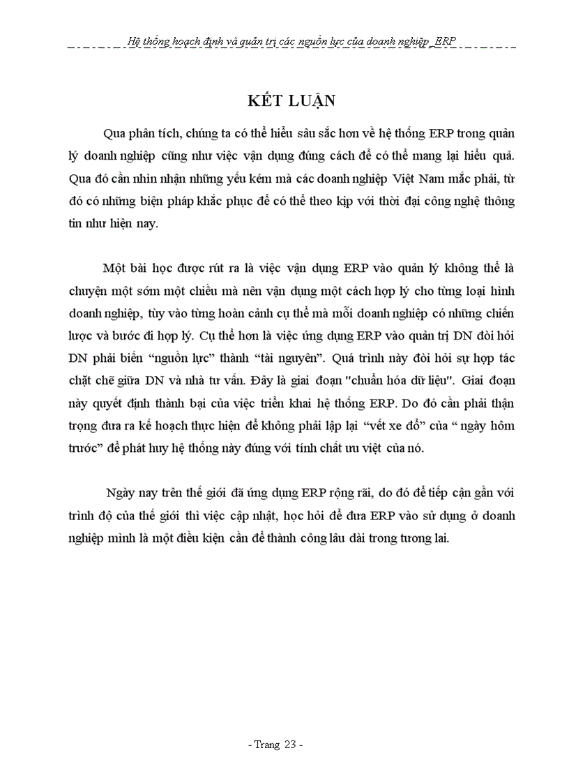 image for page Hệ thống hoạch định và quản trị nguồn lực doanh nghiệp