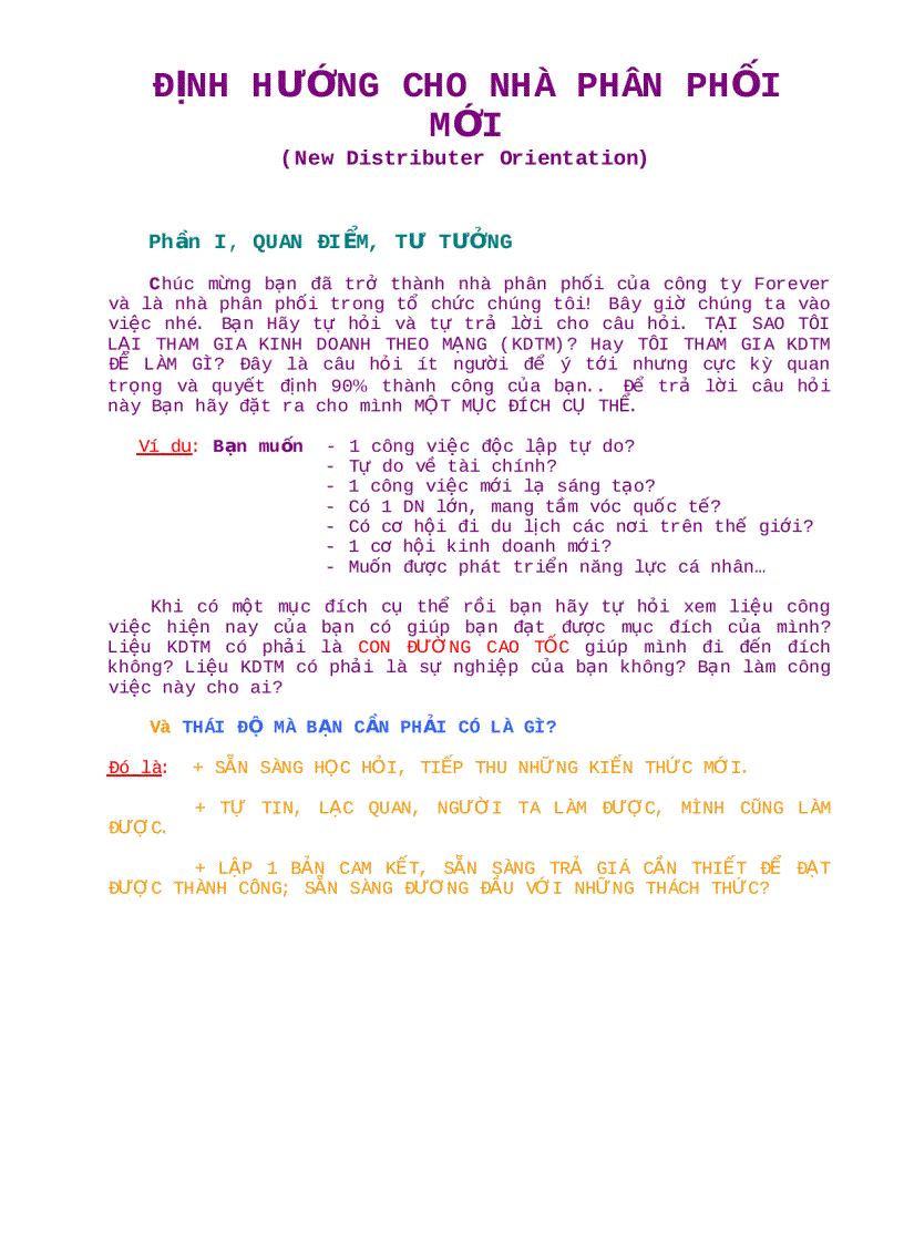 image for page Đinh hướng cho nhà phân phối