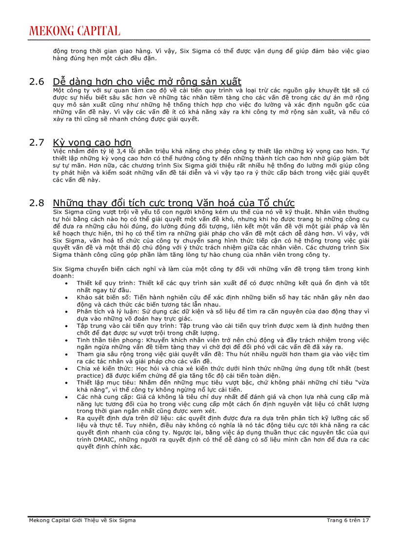 image for page Giới Thiệu về Six Sigma 1