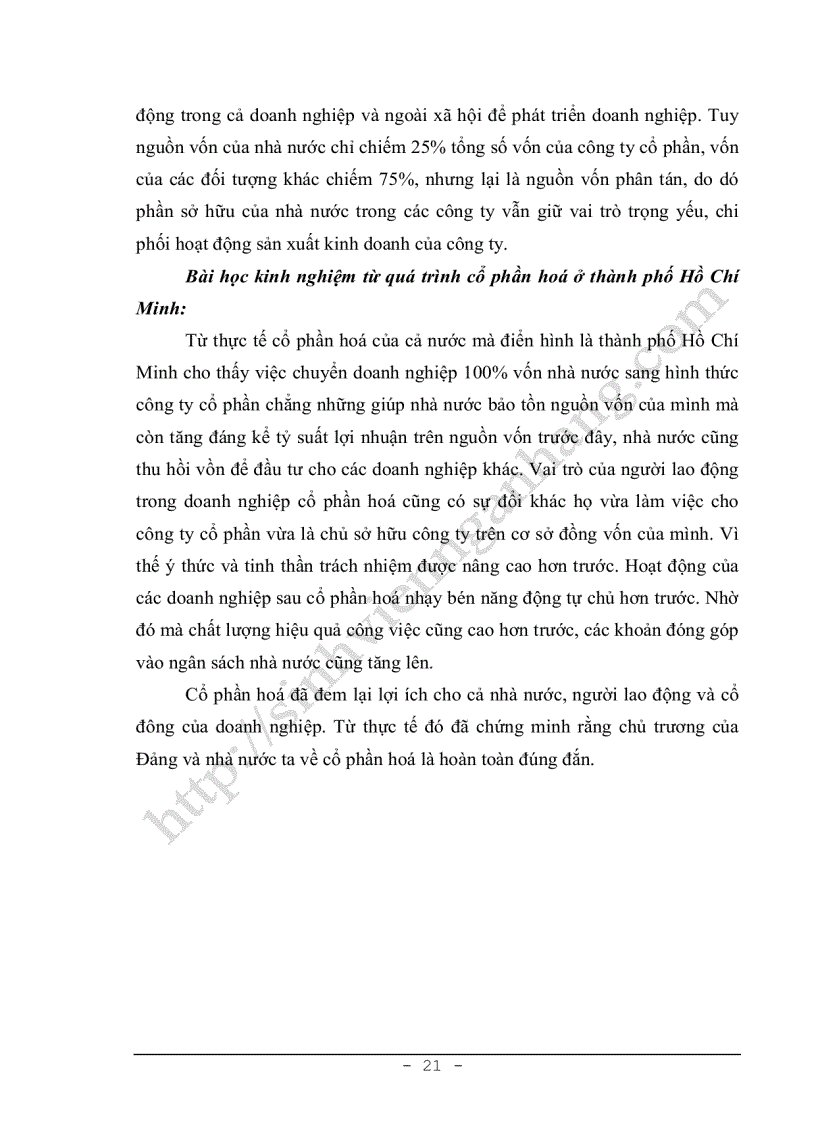 image for page Cổ phần hóa DNNN trên địa bàn hà nội