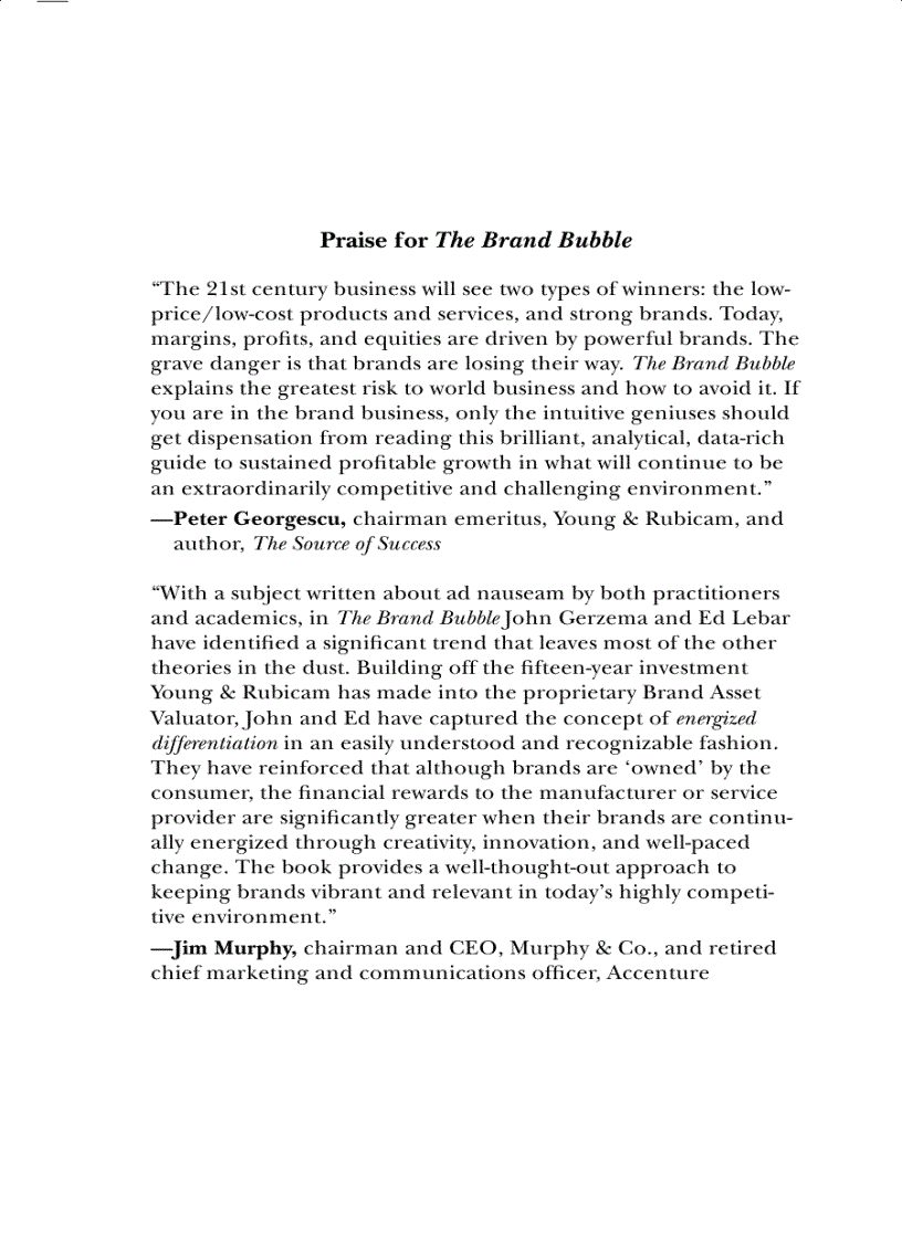 image for page The brand buble