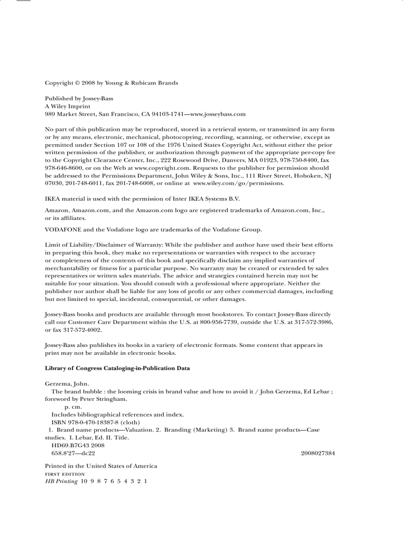 image for page The brand buble