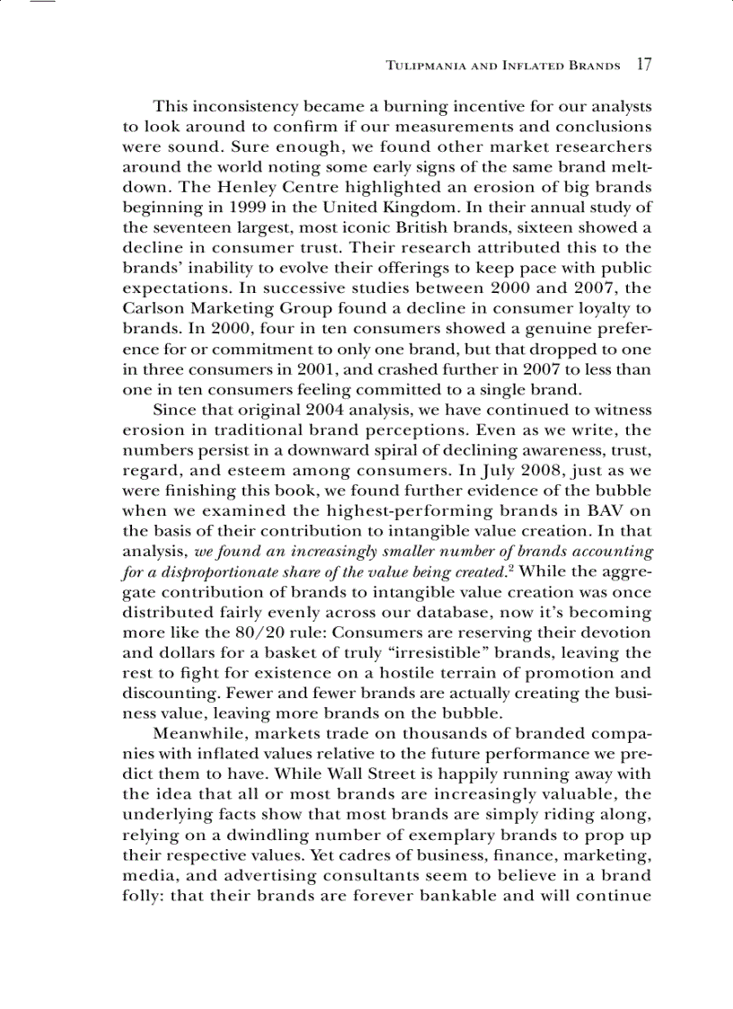 image for page The brand buble