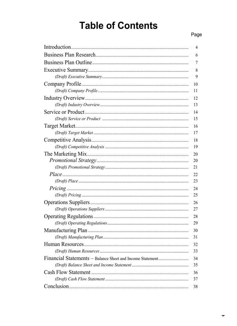 image for page Effective bussiness plan