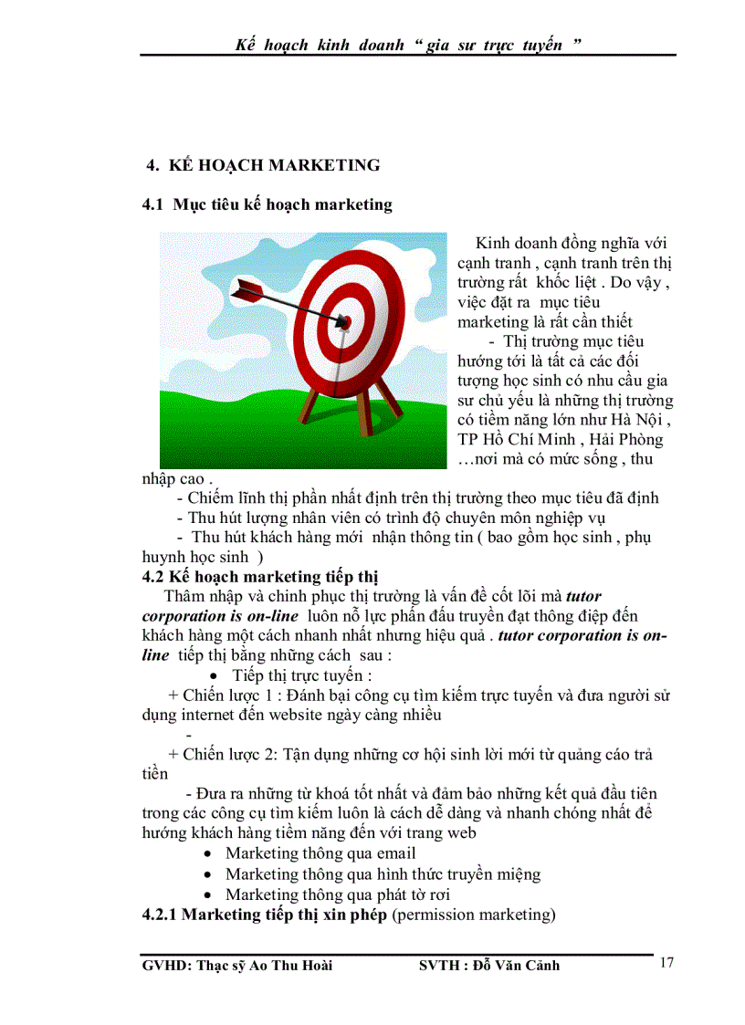 image for page Kế hoạc kinh doanh gia sư trực tuyến