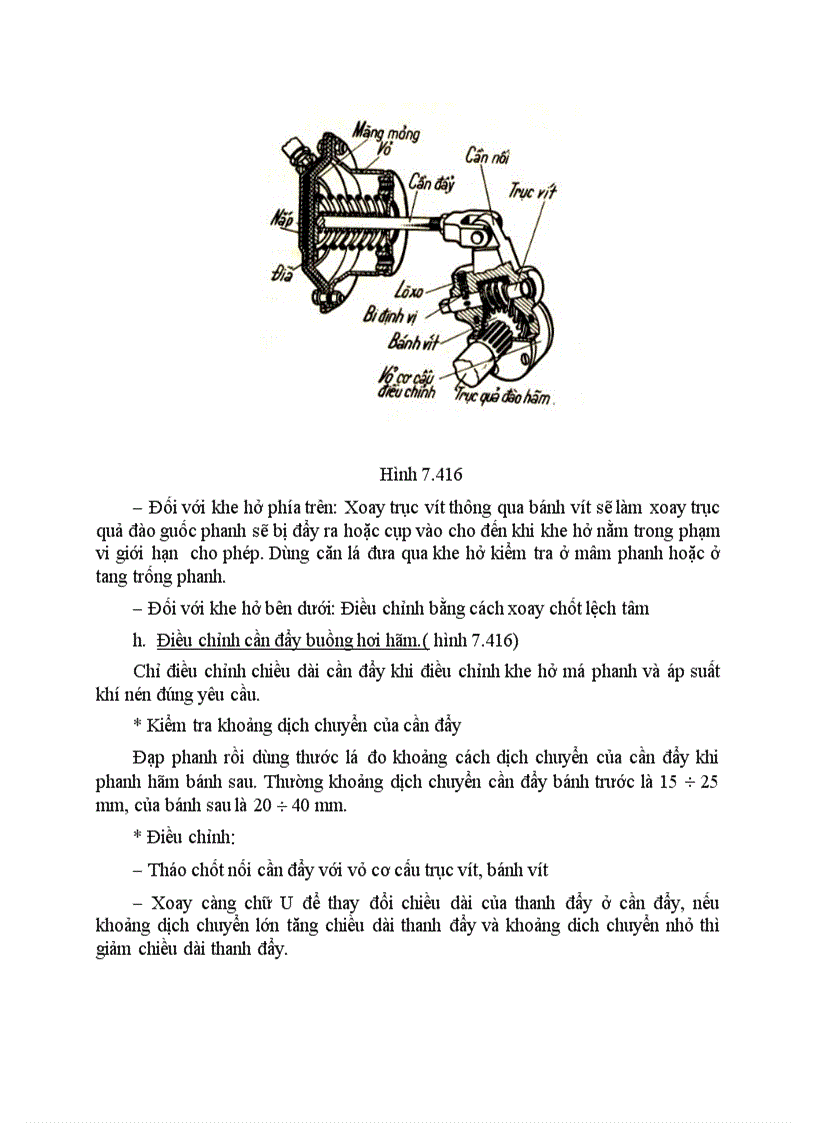 image for page Hệ thống phanh khí