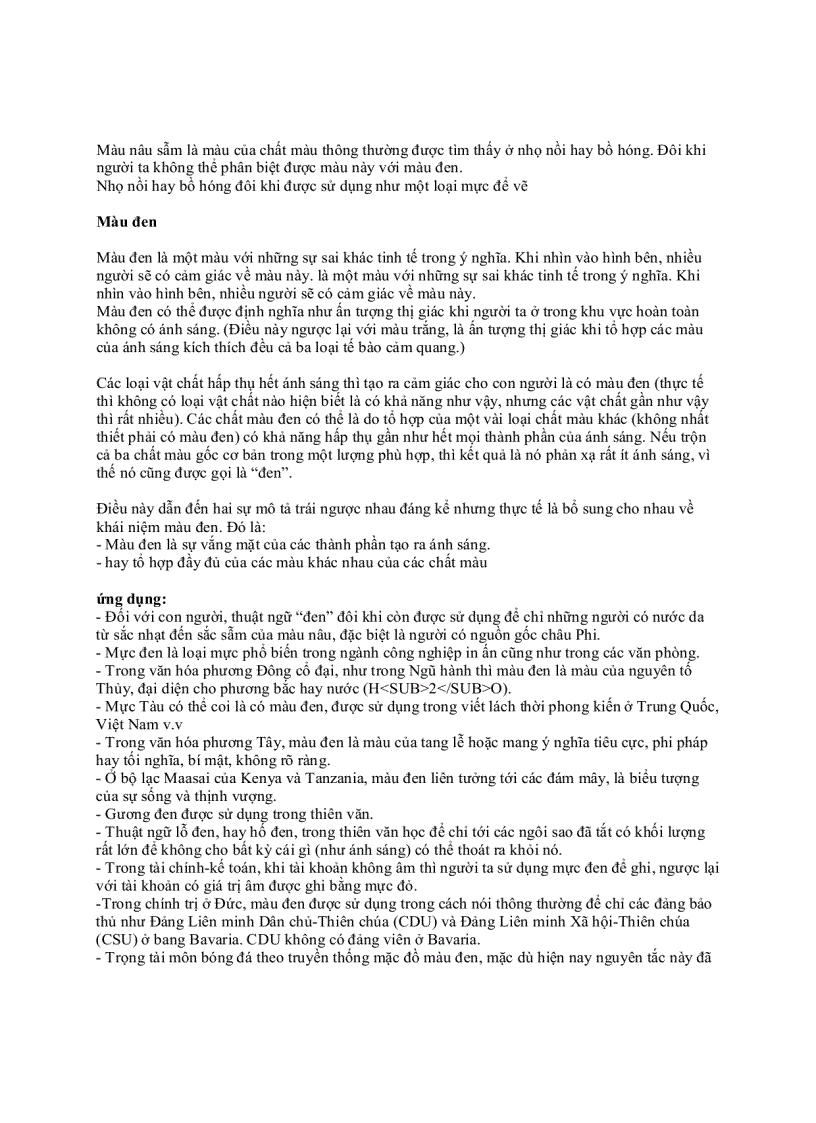 image for page Chi tiết và Ứng dụng các màu phần 1