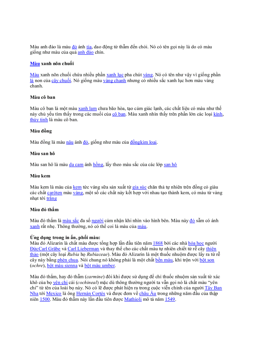 image for page Chi tiết và Ứng dụng các màu phần 1