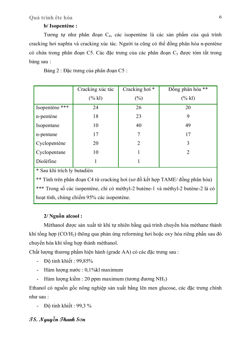 image for page Quá trình ête hóa etherification