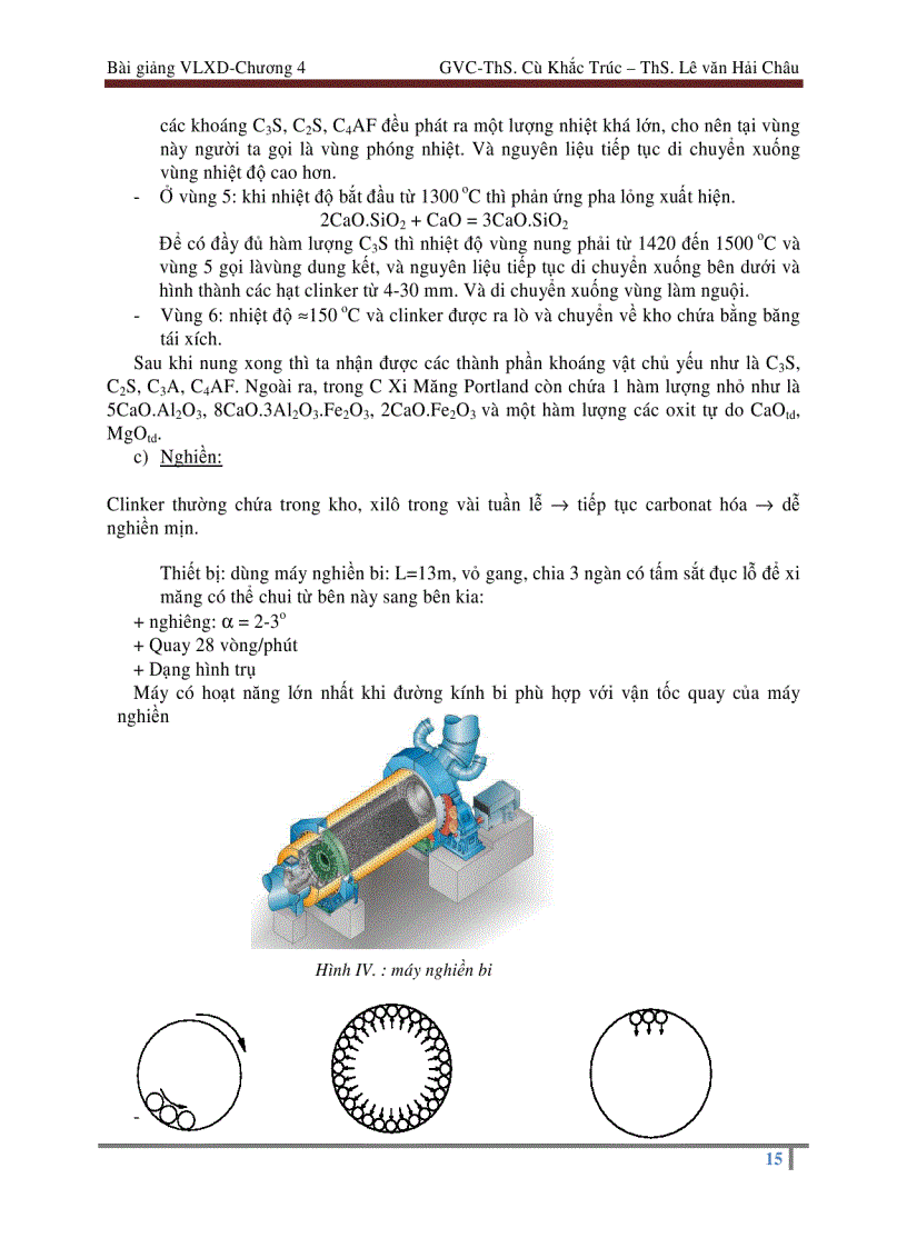 image for page Các chất kết dính vô cơ