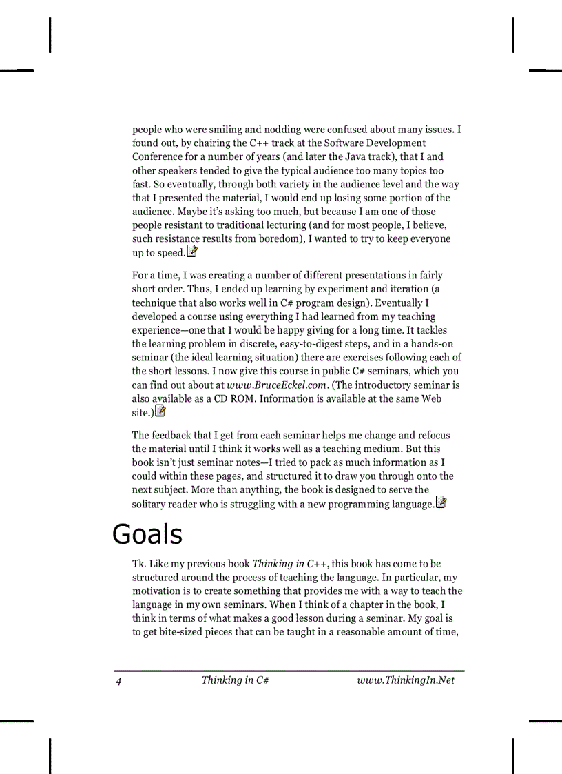 image for page Thinking in C