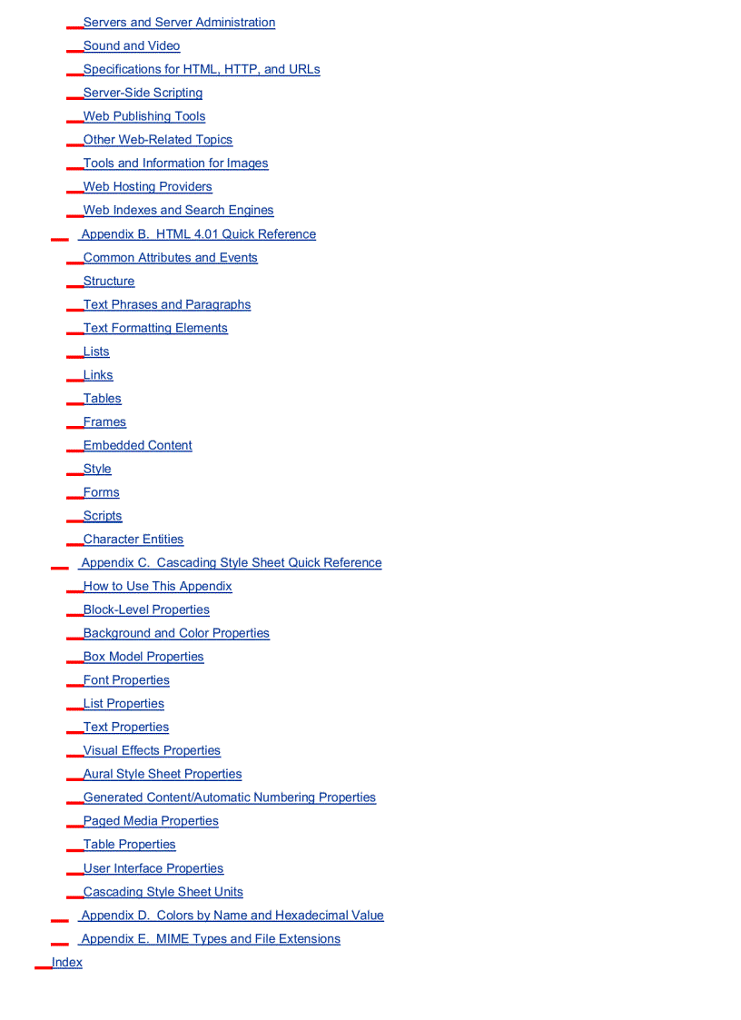 image for page Sams Teach Yourself Web Publishing with HTML and CSS in One Hour a Day