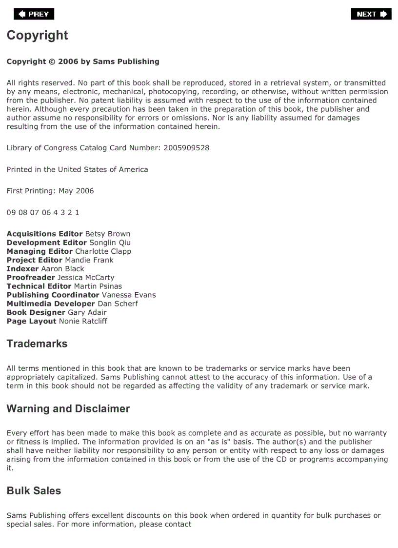 image for page Sams Teach Yourself Web Publishing with HTML and CSS in One Hour a Day