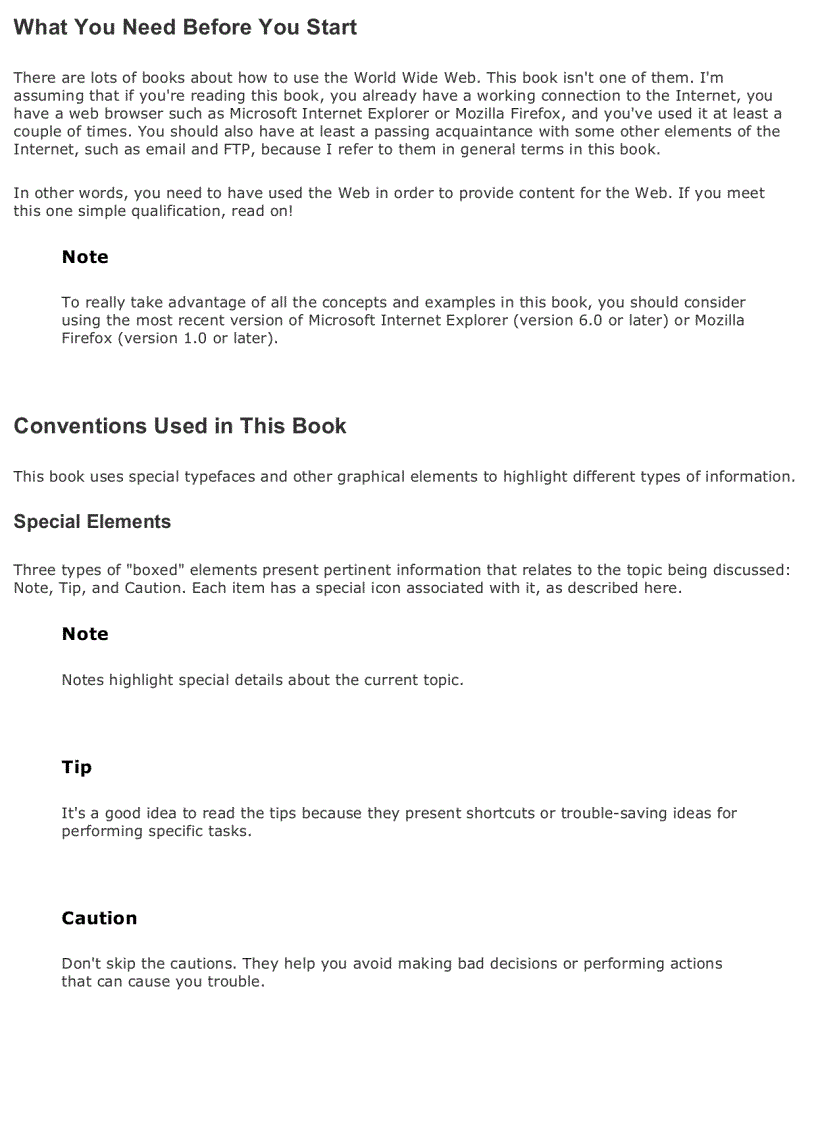 image for page Sams Teach Yourself Web Publishing with HTML and CSS in One Hour a Day