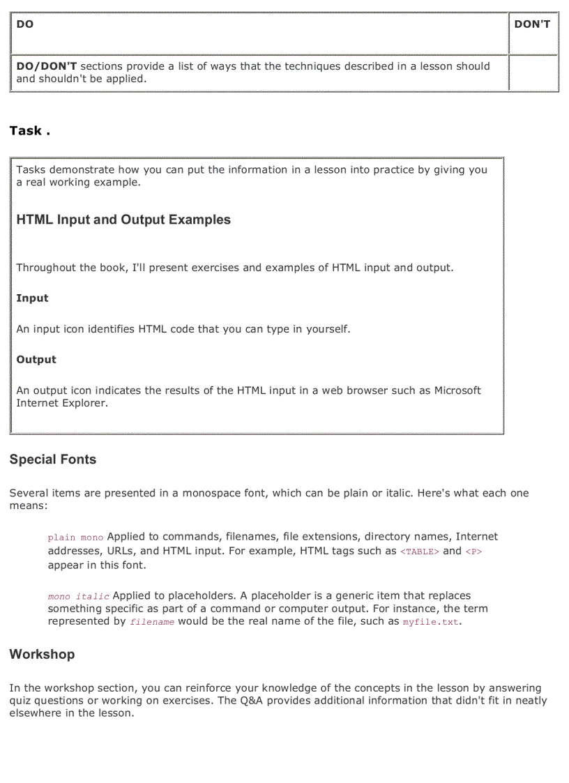 image for page Sams Teach Yourself Web Publishing with HTML and CSS in One Hour a Day