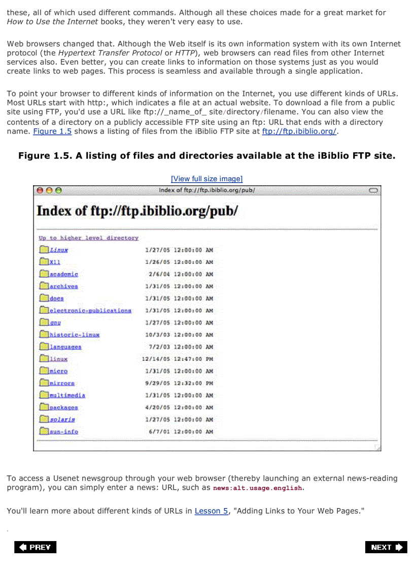 image for page Sams Teach Yourself Web Publishing with HTML and CSS in One Hour a Day
